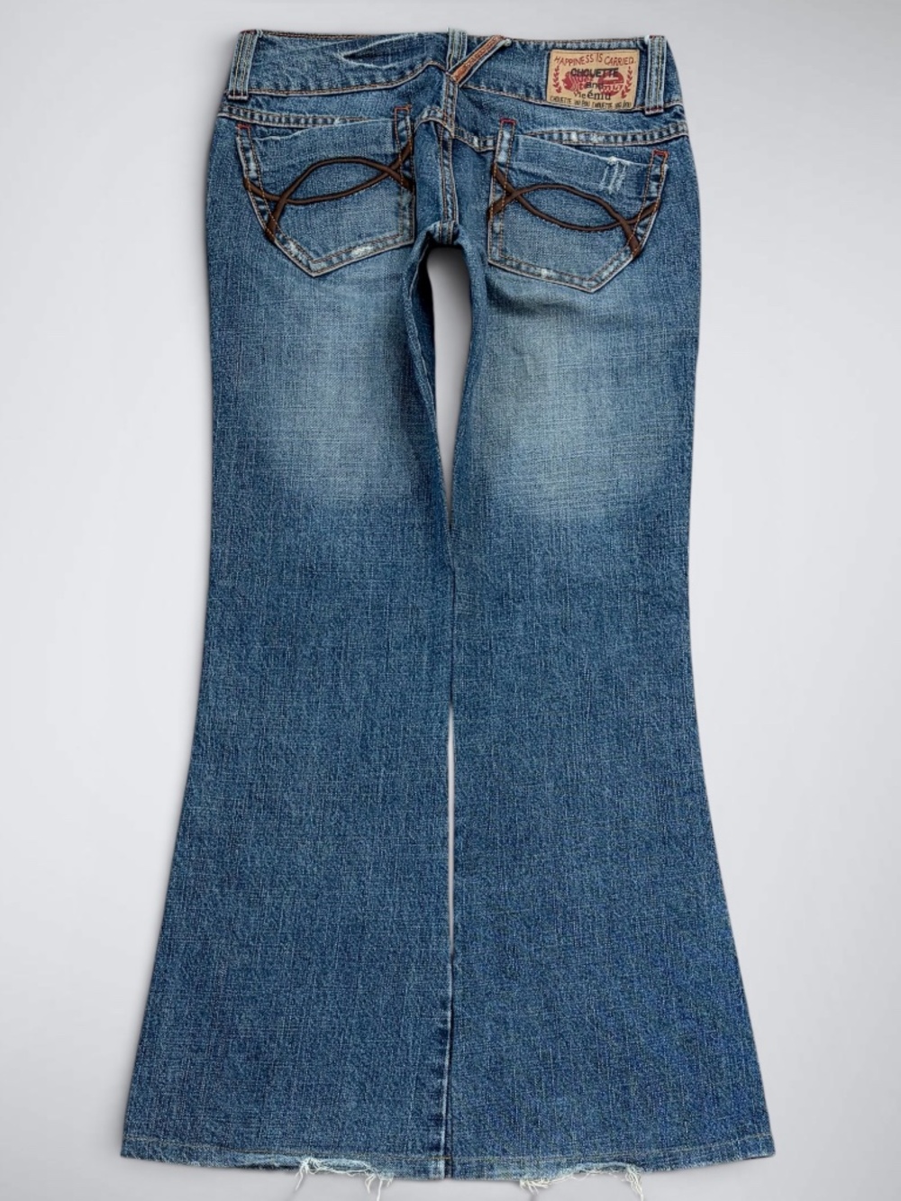 Vintage Vie Ému Japanese Archival Low Rise Flare Jeans
